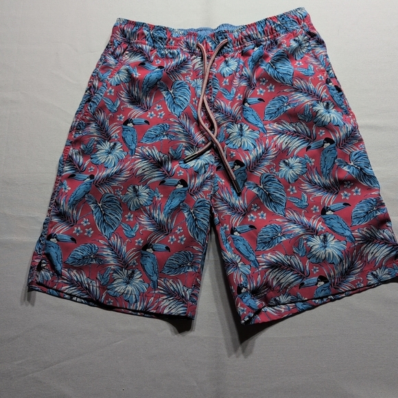 Peter Millar Blue and Pink Hybrid Shorts - Picture 1 of 6